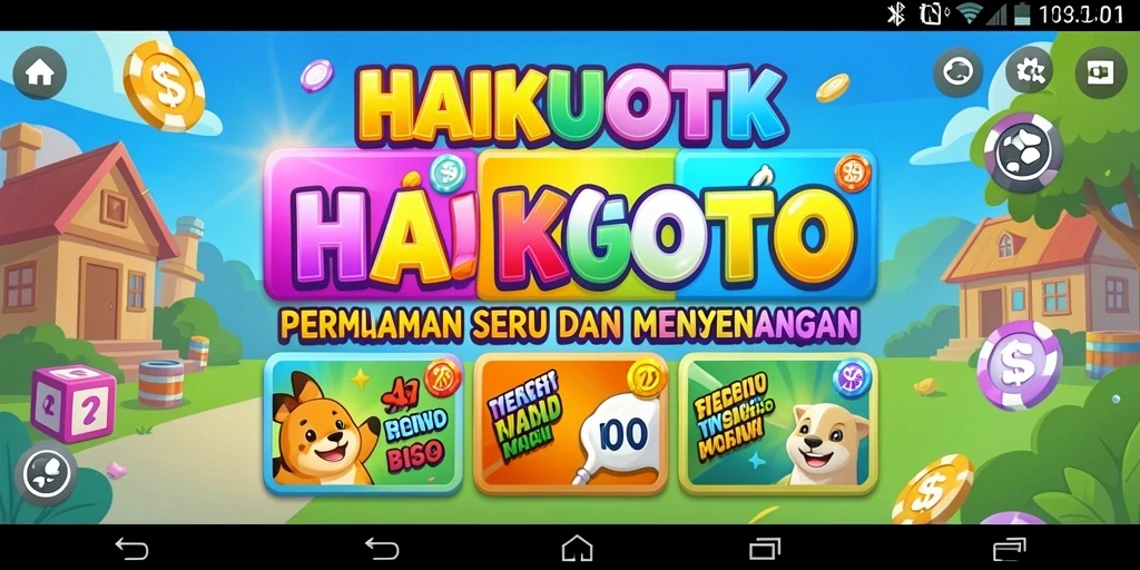 Tampilan gameplay HAIKUOTK yang seru dalam permainan Bingo.