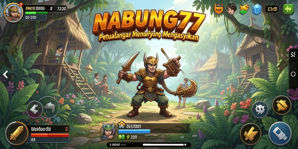 Tampilan menawan dalam gameplay NABUNG77 yang mendebarkan.
